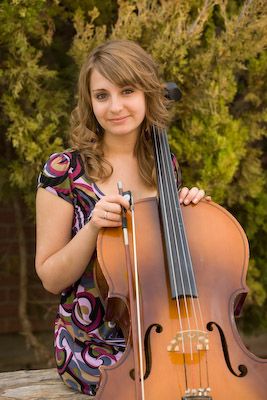 Betsy with her cello