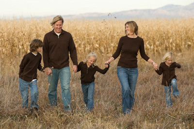 Jayson and Megan and family